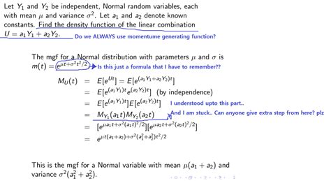 Solved Let Yı and Y2 be independent Normal random Chegg