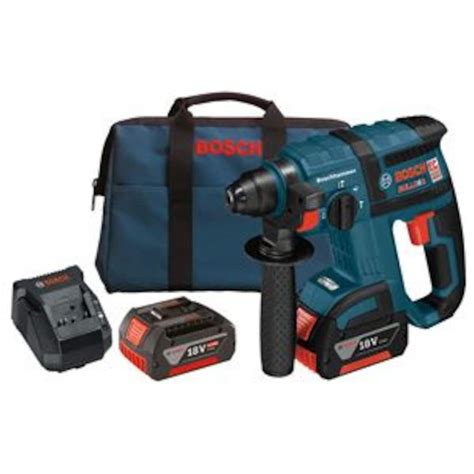 Bosch 18 V 3 4 Inch Sds Plus Brushless Rotary Hammer Kit With Chisel