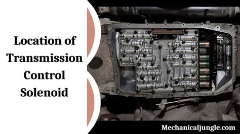 Location Of Transmission Control Solenoid Signs Of A Bad Transmission