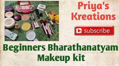 Basic Bharatanatyam Makeup Kit For Dancer Bharatanatyam Makeup List Classical Dance Makeup