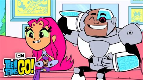 Teen Titans Go Cyborg Kisses Starfire Cartoon Network Youtube