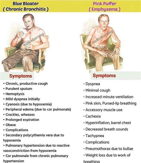 Chronic Bronchitis Vs Emphysema