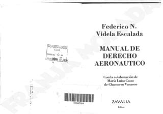 Manual De Derecho Aeronautico Videla Escalada Pdf