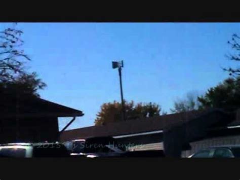 Webster County Iowa Whelen Vortex Siren Test Youtube