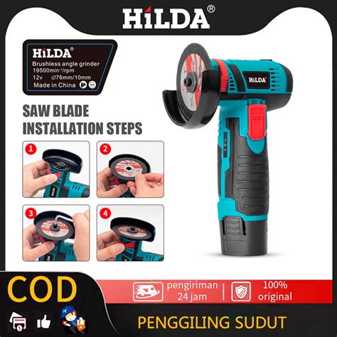 Jual Hilda V Mesin Gerinda Angle Grinder Mini Penggiling Sudut