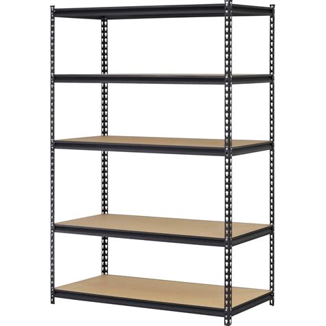 Muscle Rack 72 In H X 48 In W X 18 In D 5 Shelf Steel Shelf Unit In