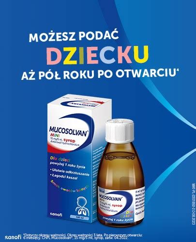 Mucosolvan Mini Mg Ml Syrop Dla Dzieci Na Kaszel X Ml Pak