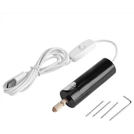 Mini perceuse électrique portable Micro USB Petit mandrin Outils