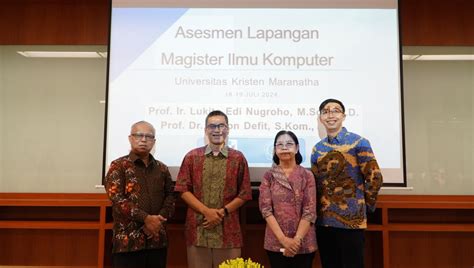 Program Magister Ilmu Komputer Jalani Visitasi Asesmen Lapangan