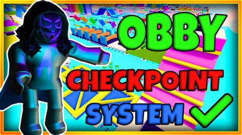 Make Your Own Checkpoint System For Your Roblox Obbyhow To Make Obby In Roblox Youtube