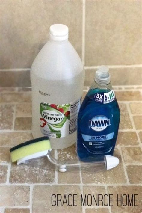 Dawn And Vinegar Shower Cleaner Homemade Shower Cleaner Vinegar Shower Cleaner Shower Cleaner