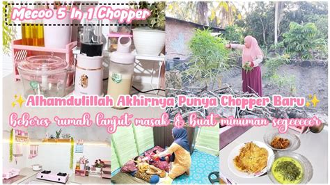 DAILY VLOG IRT DESA UNBOXING MECOO CHOPPER 5 IN 1 ANTIBACTERIAL