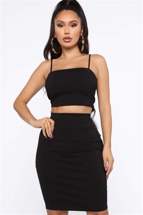 Wish Come True Skirt Set Black Fashion Nova