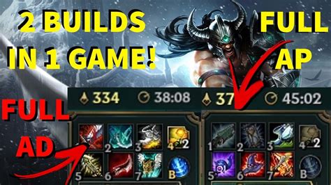 Builds In Game Full Ad And Full Ap Tryndamere Double Full Build