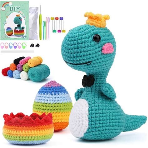 Kit De Crochet Pour D Butants Tricoter Des Peluches Animaux Pack D