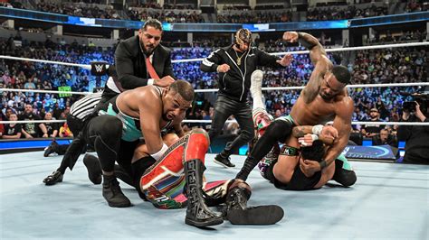 Lwo Vs The Street Profits Friday Night Smackdown Wwe Photo