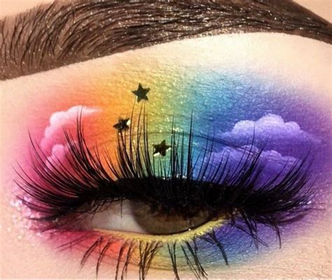 Rainbow Makeup Looks To Show Your Pride Society Rainbow Eye