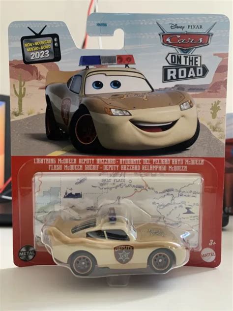 Disney Pixar Cars Lightning Mcqueen Deputy Hazzard Mattel Original