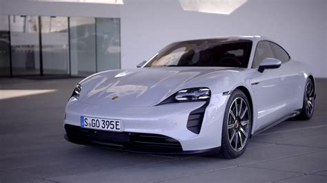 The New Porsche Taycan Design In Ice Grey Metallic YouTube