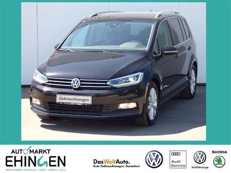 Volkswagen Touran Highline 2 0 TDI DSG LED AHK Sthz ACC Navi 7 Sitzer