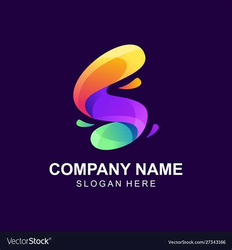 Abstract Letter S Logo Design Inspiration Vector Image