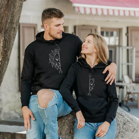 Couple Hoodies "Lions Couple" – Great Gifts For Couple