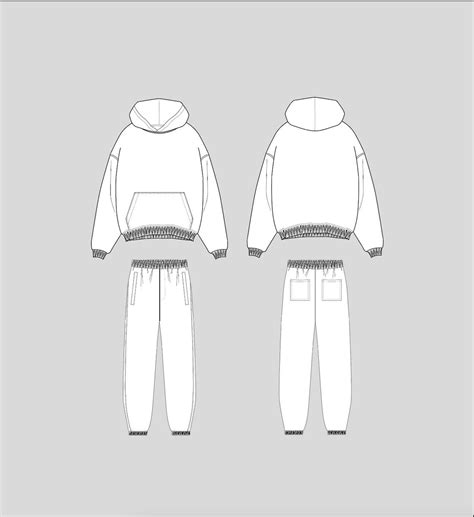 Streetwear Oversized Tracksuit Mock Up Etsy