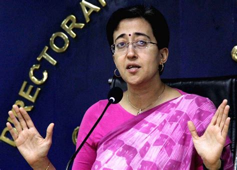 Senior Aap Leader And Delhi Cabinet Minister Atishi Addresses A Press