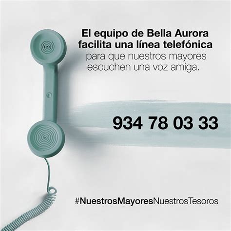 Bella Aurora crea una línea telefónica para hablar con personas mayores