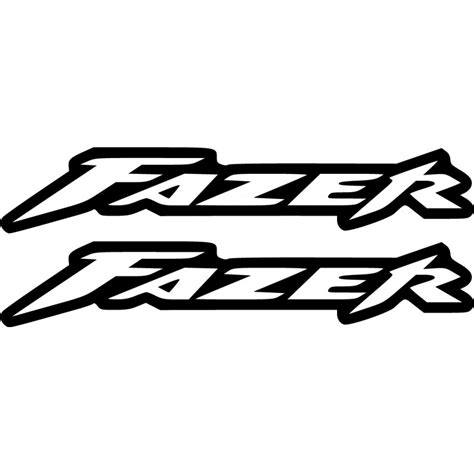 Yamaha Fazer Die Cut Outline Stickers Decals Decalshouse