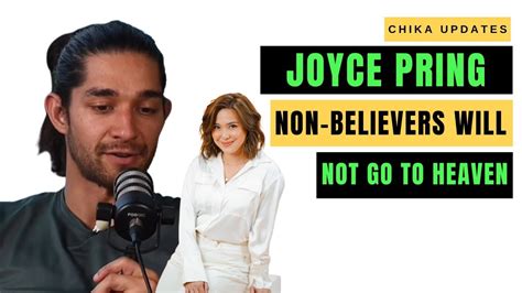 Joyce Pring Mapupuntang Impyerno Ang Mga Non Believers Joycepring