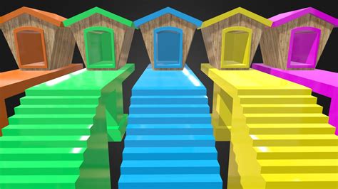 Professional 3d Cartoon Slide Model And Stairs 3d Model By Saqlainbaig