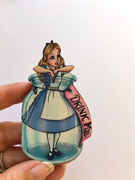 Alice Drink Me Bottle Alice In Wonderland Laser Cut Wood Etsy