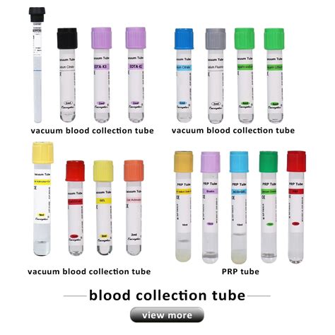 Edta Blood Sampling Tube Disposable Medical Supplies Blood Collection