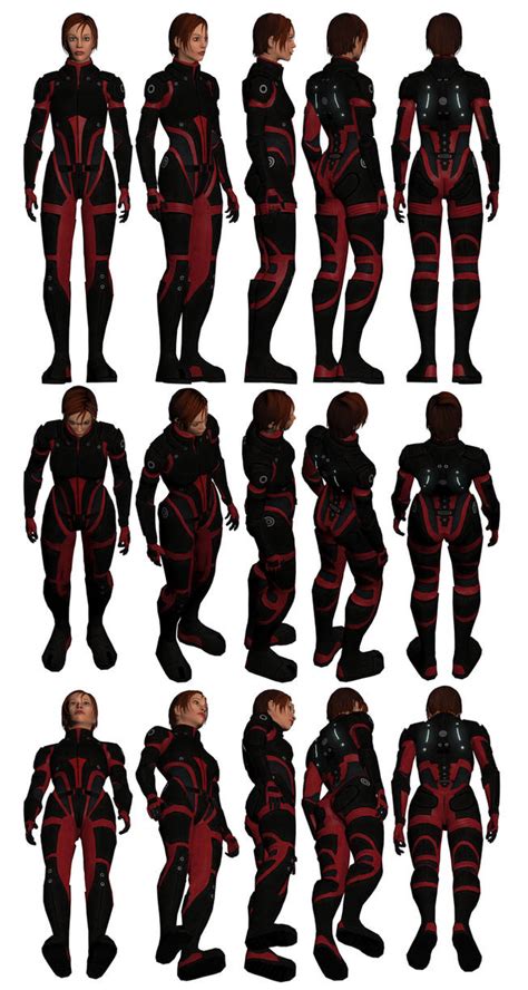 Mass Effect Colossus Armour Medium Female Ref By Troodon80 On Deviantart