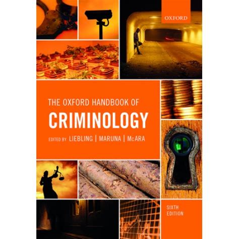 Oxford S The Oxford Handbook Of Criminology By Alison Liebling Shadd