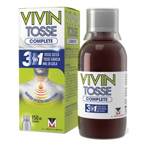 Vivin Tosse Complete Sciroppo Tosse Secca E Grassa 150ml Openfarma