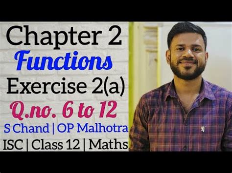 Functions Chapter Exercise A Class S Chand Op