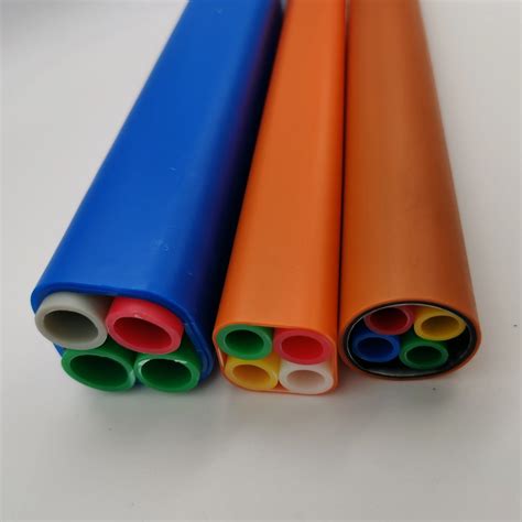 Hdpe Microduct Bundle 7 Way 12 10mm Direct Bury For Air Blowing Fiber