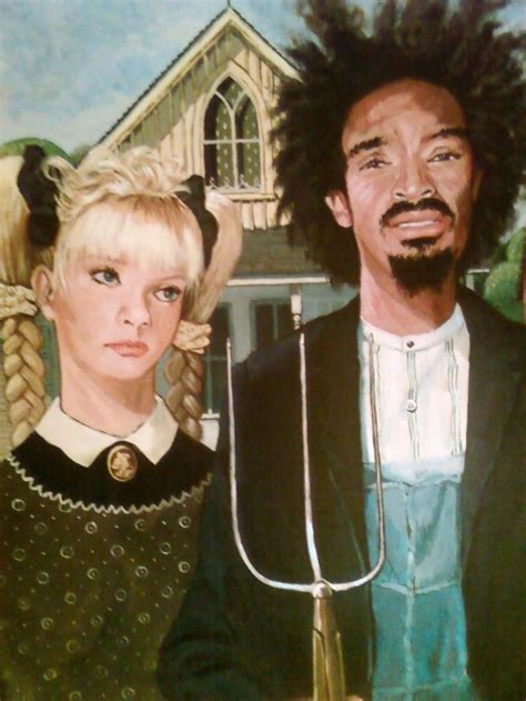 Redneck Gothic American Gothic Parody American Gothic Grant Wood American Gothic