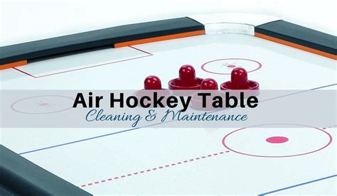 How to Clean & Maintain Your Air Hockey Table | Step-By-Step Guide