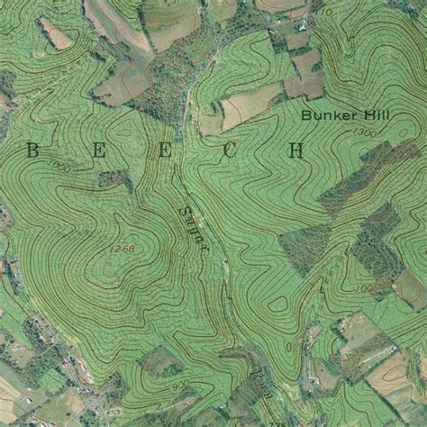 pa beech creek geochange   map  western michigan university