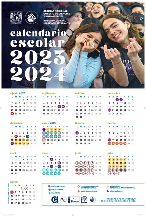 Calendario Escolar Cch Cch Vallejo