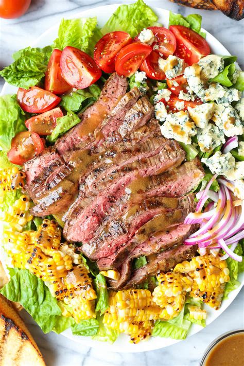 Grilled Steak Salad With Balsamic Vinaigrette Damn Delicious