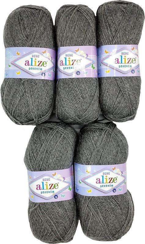 Alize Bebe Lot De Pelotes De Laine Tricoter G Couleur Unie