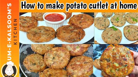 Aloo Kabab Crispy Aloo Kabab Recipe Potato Cutlet Recipe How To