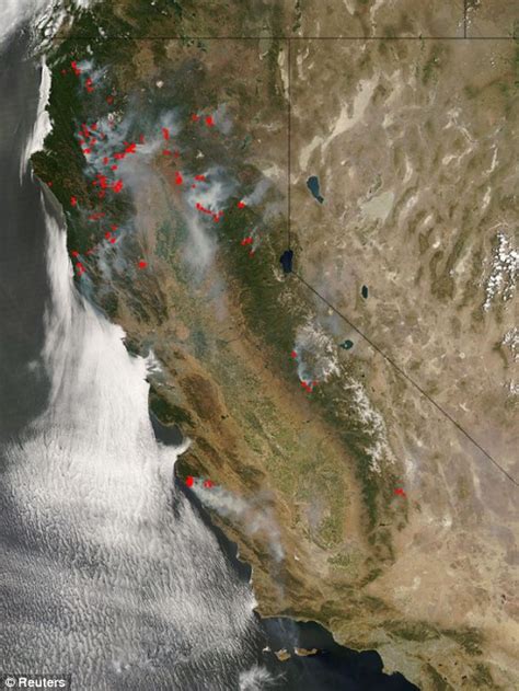 Pictured The Day 8000 Lightning Strikes Sparked 800 Wildfires Across