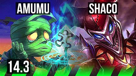 Amumu Vs Shaco Jng Legendary Br Master Youtube