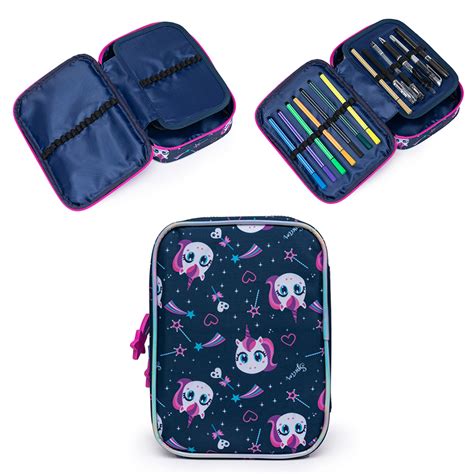 SPECTOR Kit Mochila De Rodinha Menina Unicórnio Feminina Escolar