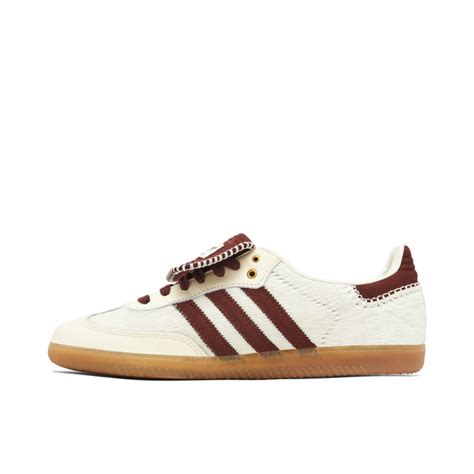 Samba x Wales Bonner White Burgundy - IE0586